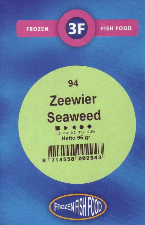 3F Frozen Seaweed Blister 95g - BLUE CORAL FISH TRADING L.L.C