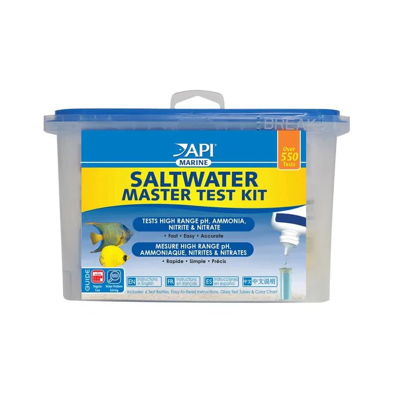 API Saltwater Aquarium Master Test Kit, 550 count - BLUE CORAL FISH TRADING L.L.C