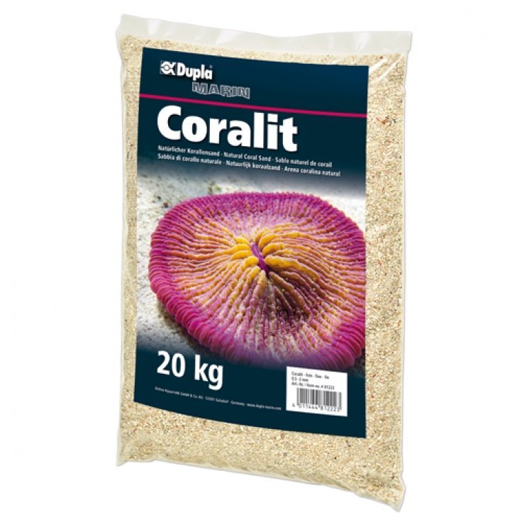 CORALIT, CORAL SAND FINE, 0.5 - 2 MM DIA., 20 KG - BLUE CORAL FISH TRADING L.L.C