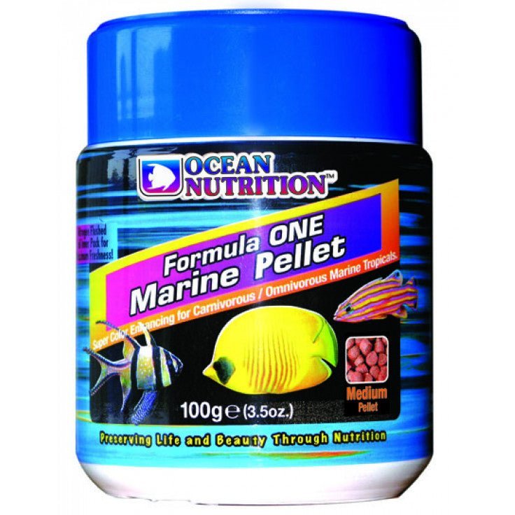 FORMULA 1 MARINE PELLET MEDIUM 100G - BLUE CORAL FISH TRADING L.L.C