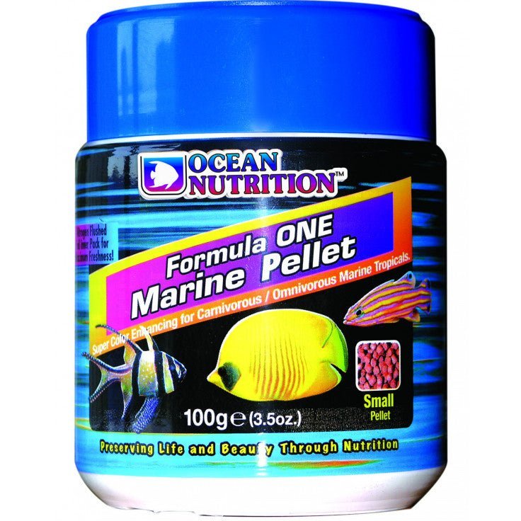 FORMULA 1 MARINE PELLET SMALL 100G - BLUE CORAL FISH TRADING L.L.C