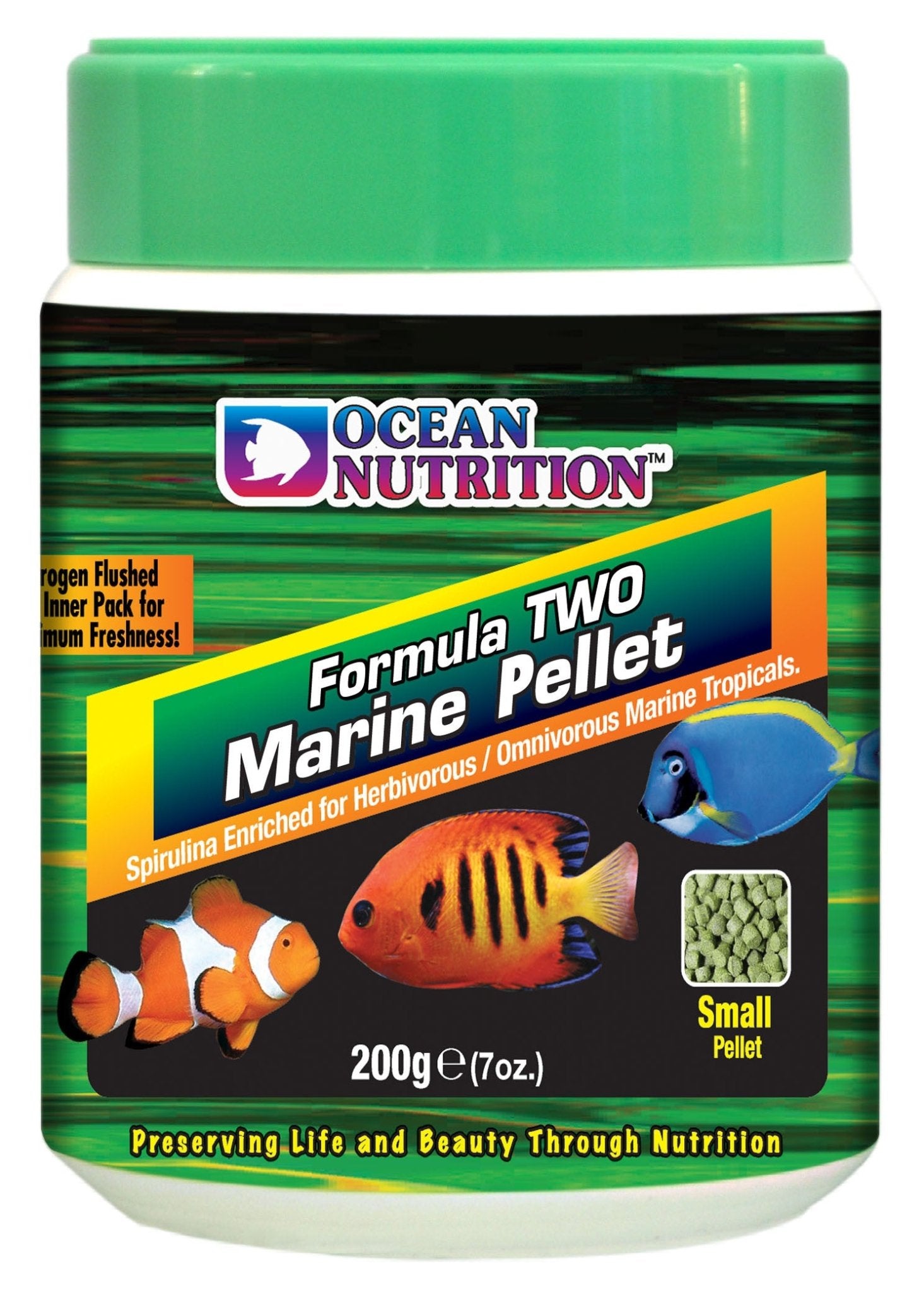 FORMULA 2 MARINE PELLET SMALL 200G - BLUE CORAL FISH TRADING L.L.C