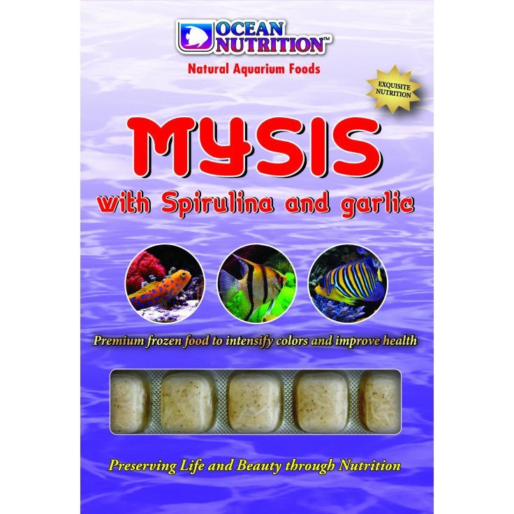 MYSIS WITH SPIRULINA AND GARLIC 100G - BLUE CORAL FISH TRADING L.L.C