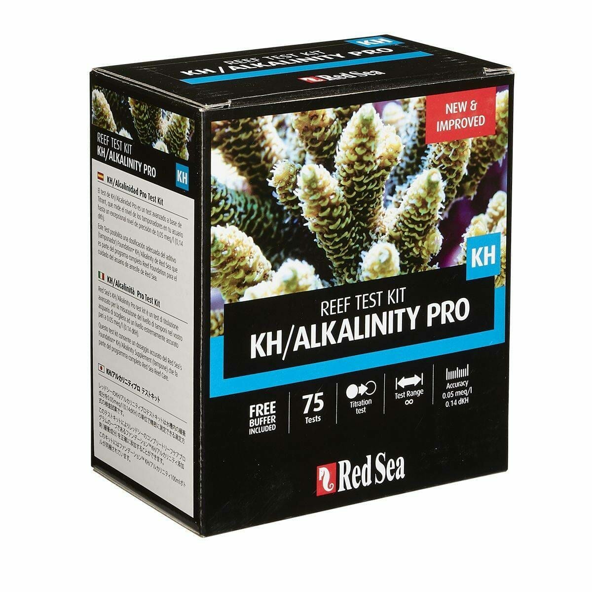 RED SEA – KH / ALKALINITY PRO TEST KIT - BLUE CORAL FISH TRADING L.L.C