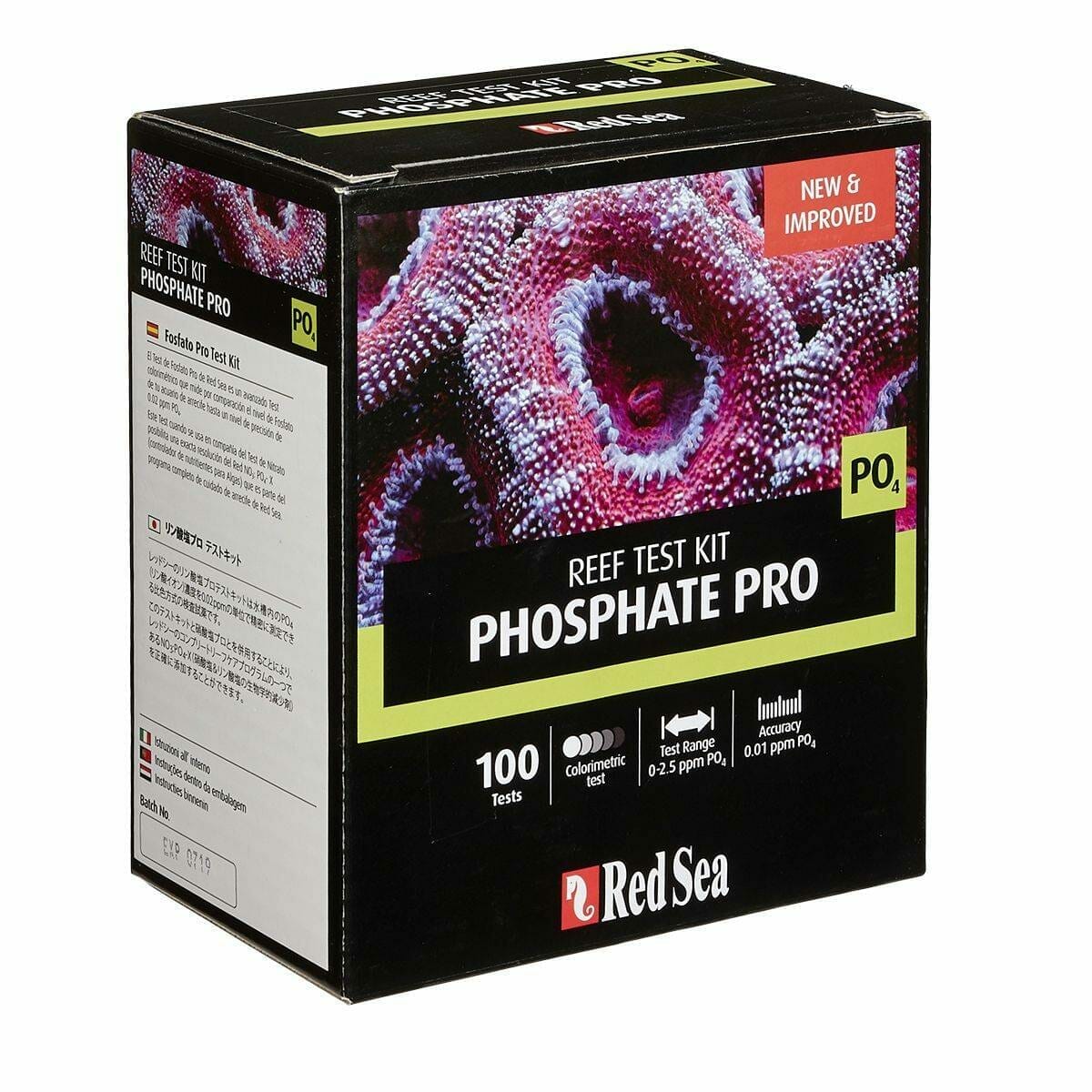 RED SEA – PHOSPHATE PRO TEST KIT - BLUE CORAL FISH TRADING L.L.C