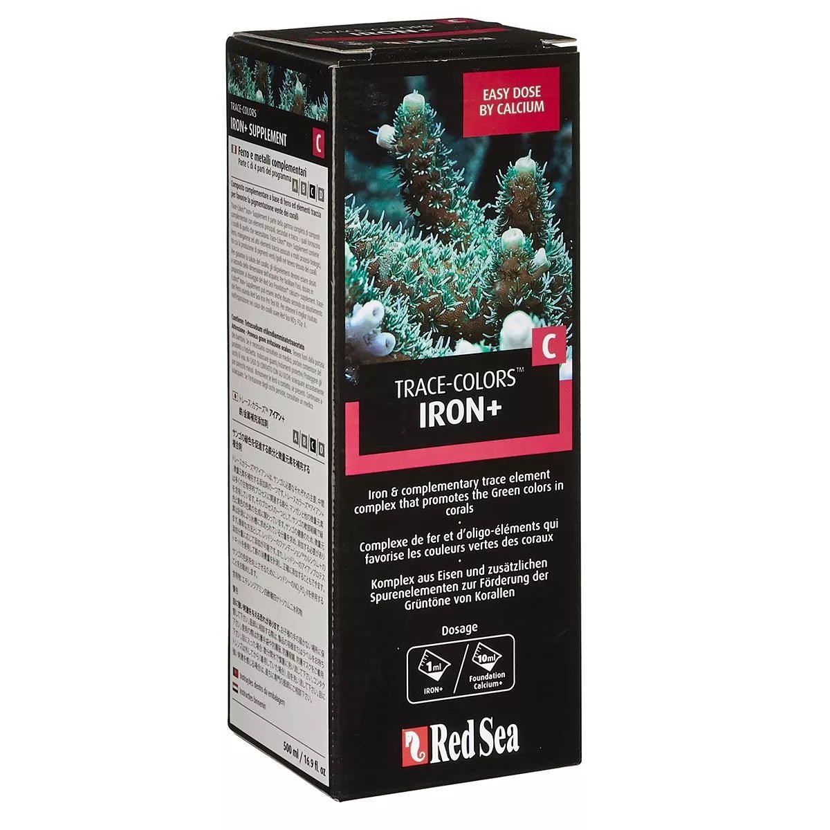 RedSea Trace Colors C (Iron/Trace) - 500 mL - BLUE CORAL FISH TRADING L.L.C