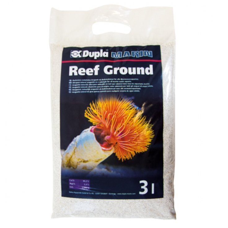 REEF GROUND SAND 0.5 - 1.2 MM DIA., 3 L - BLUE CORAL FISH TRADING L.L.C