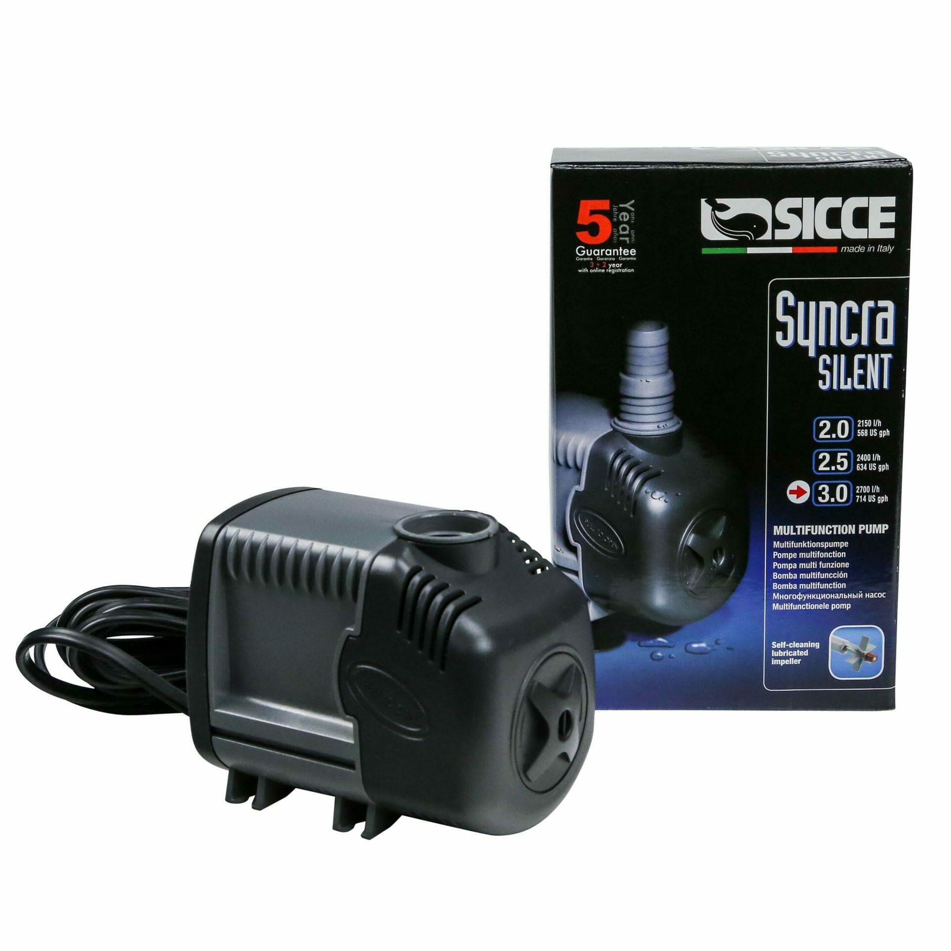 SICCE – SYNCRA 3.0 PUMP 714GPH - BLUE CORAL FISH TRADING L.L.C